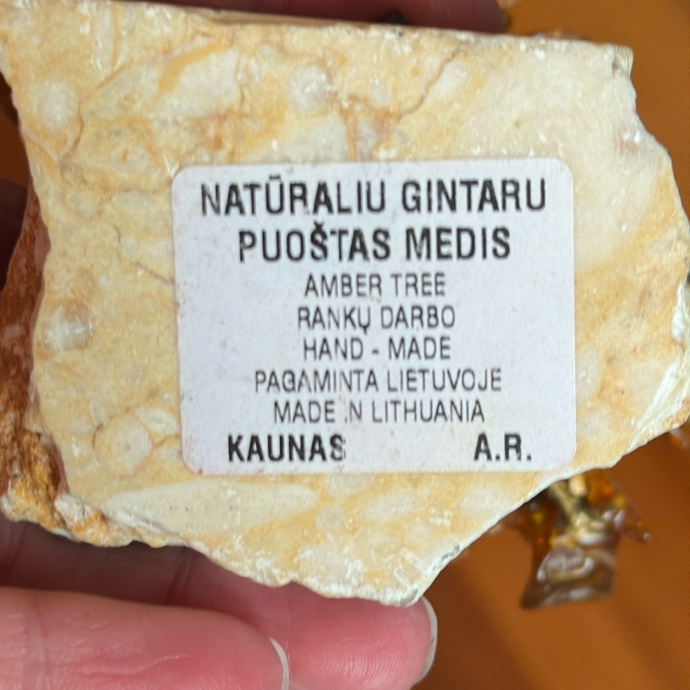 Lithuanian Authentic Natural Baltic Amber Tree 🪾 - Picture 2 of 8